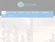 Tablet Screenshot of coreteammanpower.com